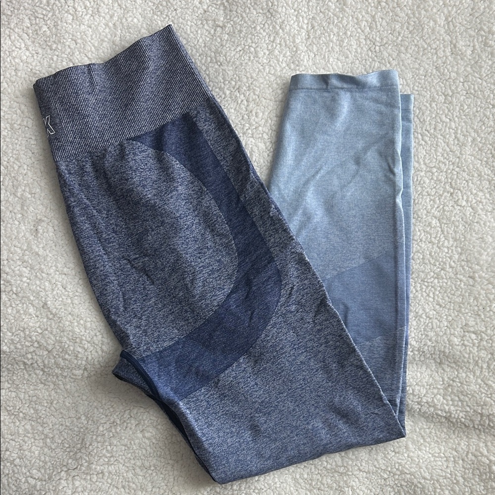 PINK Blue Ombre Leggings XL